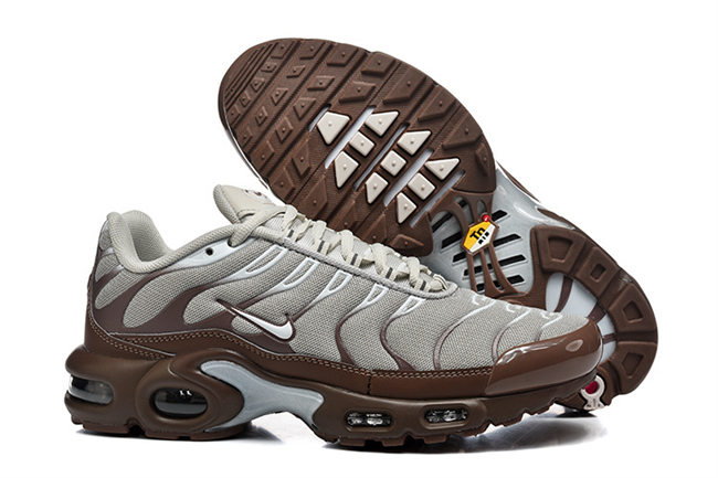 Men's Grey/Brown Hot sale Running weapon Air Max TN1 Shoes 054